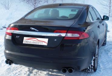 Preview: 70mm Duplex Sportendschalldämpfer Jaguar XF