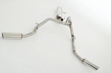 70mm Sidepipe Duplexanlage Isuzu D-Max TFS