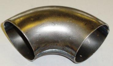 2" Rohrbogen 90° kleiner Radius aluminierter Stahl