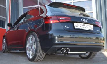 Sportendschalldämpfer Audi A3 8V 3-Türer Frontantrieb