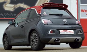 Duplex-Sportendschalldämpfer Opel ADAM S / ROCKS S