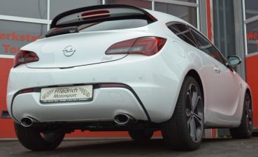 Duplex Sportendschalldämpfer Opel Astra J GTC