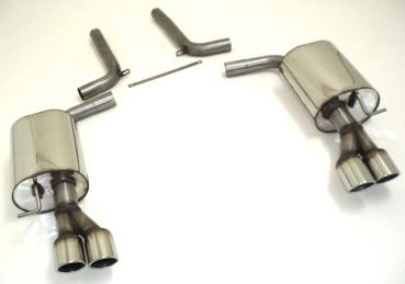 Duplex Sportendschalldämpfer Audi A6 4F Quattro und Allroad