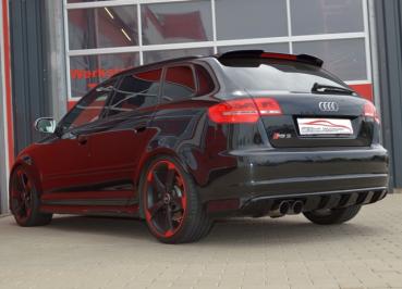 76mm Sportendschalldämpfer mit Klappensteuerung Audi RS3 8P Sportback Quattro