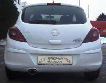 Sportendschalldämpfer Opel Corsa D