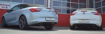 Duplex Sportendschalldämpfer Opel Cascada