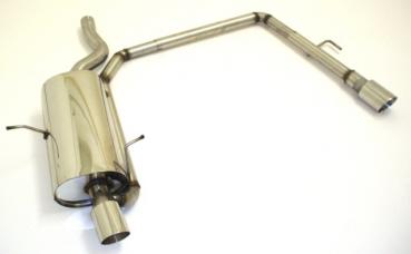 Duplex Sportendschalldämpfer BMW E46