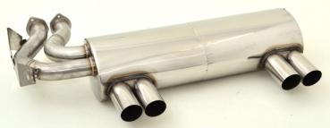 Duplex Sportendschalldämpfer BMW E46 M3/CSL