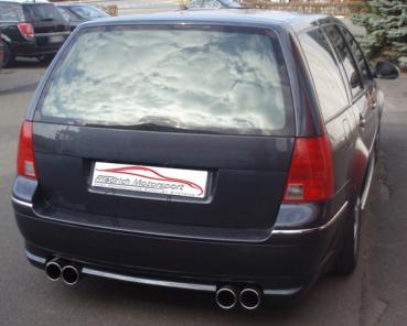 Preview: Duplex Sportendschalldämpfer VW Bora