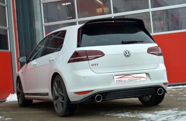 76mm Duplex-Sportendschalldämpfer VW Golf VII GTI Clubsport