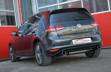 Duplex Sportendschalldämpfer VW Golf VII GTE