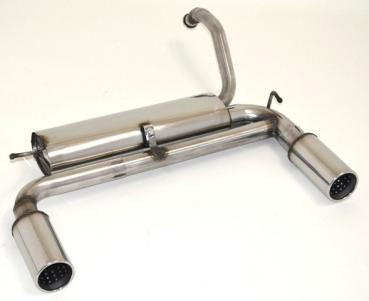 Duplex Sportendschalldämpfer Peugeot 107