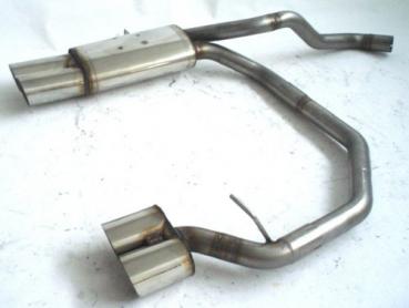 Duplex Sportendschalldämpfer Renault Clio III