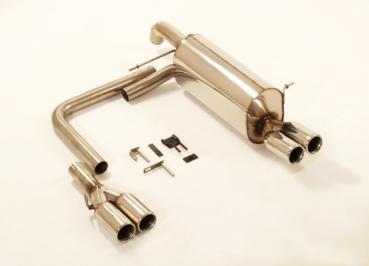 Duplex Sportendschalldämpfer Mazda 2 DE/DE1