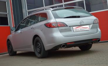 Duplex Sportendschalldämpfer Mazda 6 (GH) Sport-Kombi