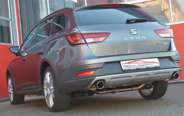 76mm Duplex-Sportendschalldämpfer Seat Leon 5F ST X-PERIENCE