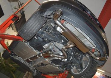 Preview: 76mm Downpipe mit 200 Zellen HJS Sport-Kat. Edelstahl