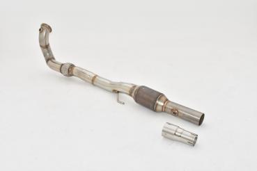 76mm Downpipe mit 200 Zellen Sport-Kat. Edelstahl