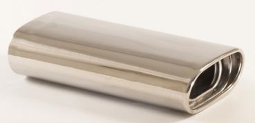 Endrohr 75x135 gerade mit Absorber