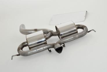 76mm Duplex-Sportendschalldämpfer mittig Opel Corsa D OPC