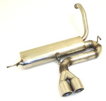 Sportendschalldämpfer mittig Toyota Aygo