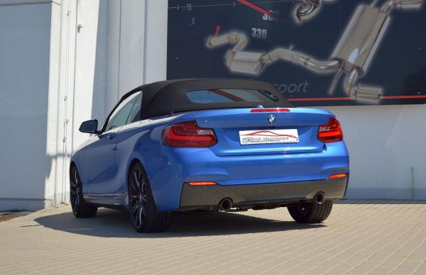 90mm Duplex-Sportendschalldämpfer BMW 2er F22 / F23