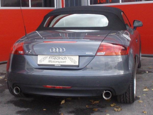 70mm Duplex Sportendschalldämpfer Audi TT 8J Quattro