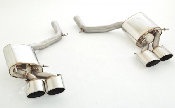 2x70mm Duplex-Sportendschalldämpfer Mercedes W204 C63 AMG