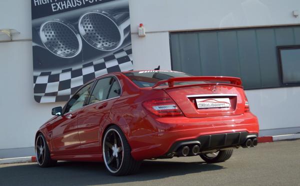 2x70mm Duplexanlage Mercedes W204 C63 AMG