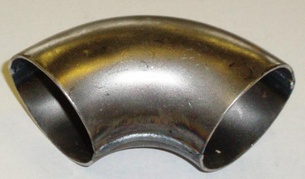 2" Rohrbogen 90° kleiner Radius aluminierter Stahl