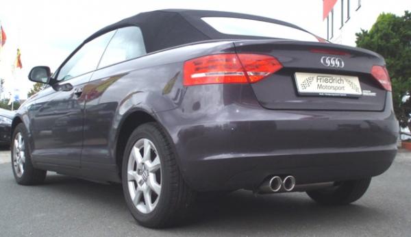 Sportendschalldämpfer Audi A3 8P Cabrio Frontantrieb