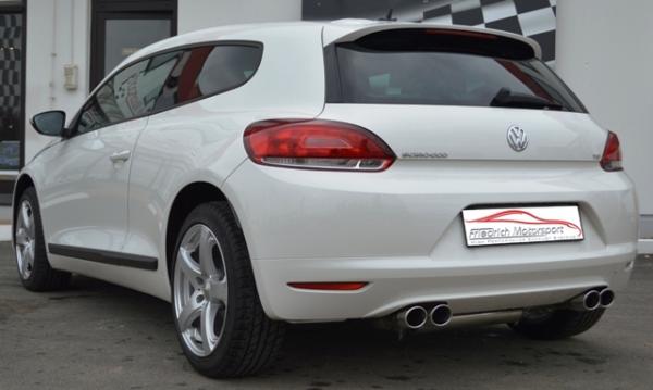 Duplex Sportendschalldämpfer VW Scirocco III