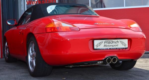 Sportendschalldämpfer mittig Porsche Boxster Typ 986