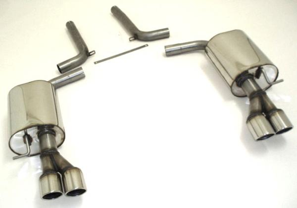 Duplex Sportendschalldämpfer Audi A6 4F Quattro und Allroad