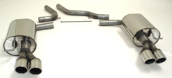 Duplex Sportendschalldämpfer Audi A6 4F Frontantrieb