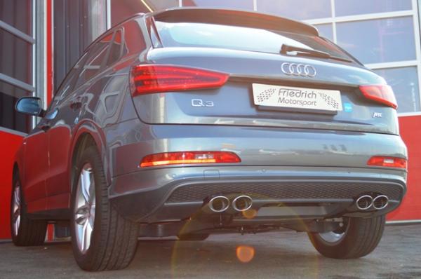 Duplex Sportendschalldämpfer Audi Q3 8U Quattro