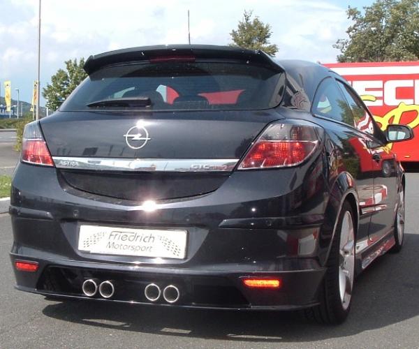 Duplex Sportendschalldämpfer Opel Astra H GTC