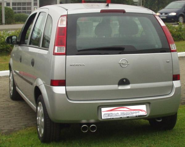 Sportendschalldämpfer Opel Meriva