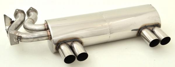 Duplex Sportendschalldämpfer BMW E46 M3/CSL