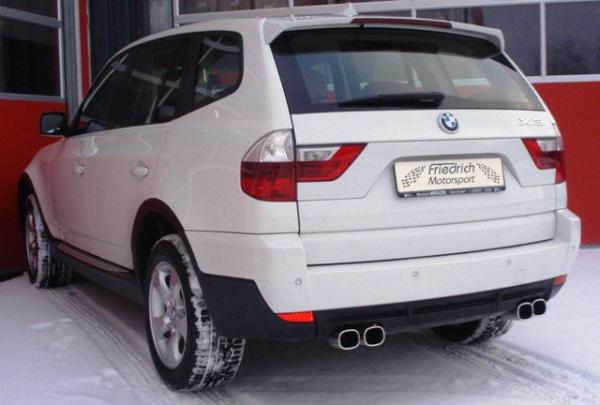 Duplex Sportendschalldämpfer BMW X3 E83