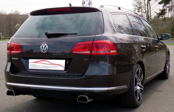 Duplex Sportendschalldämpfer VW Passat 3C B7