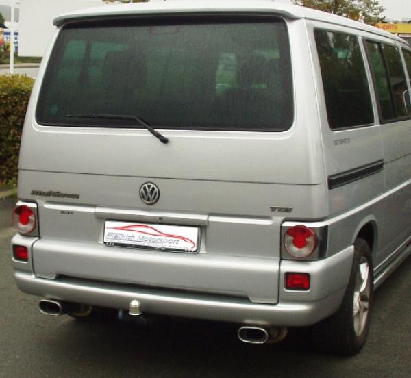 Duplex Sportendschalldämpfer VW T4 Bus