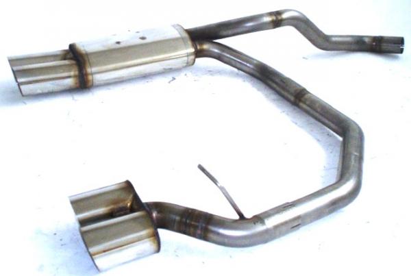 Duplex Sportendschalldämpfer Renault Clio III