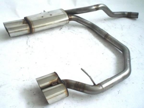 Duplex Sportendschalldämpfer Renault Clio III