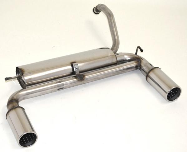 Duplex Sportendschalldämpfer Toyota Aygo