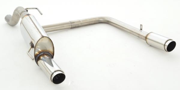 Duplex Sportendschalldämpfer Fiat Grande Punto und Evo