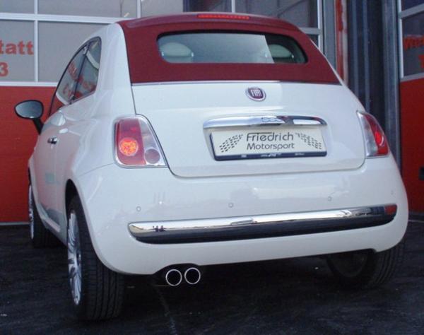 Sportendschalldämpfer Fiat 500 C