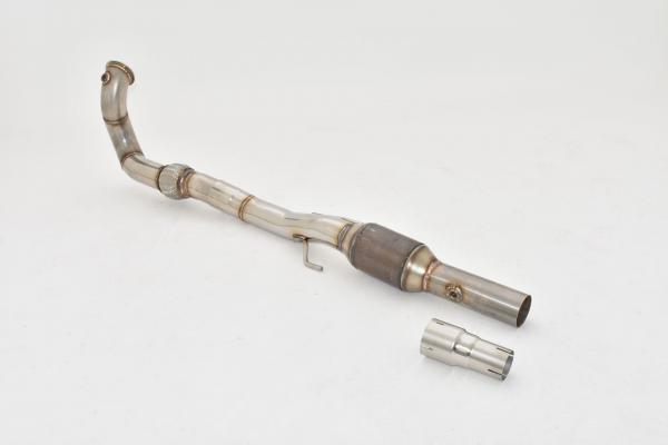 76mm Downpipe mit 200 Zellen Sport-Kat. Edelstahl