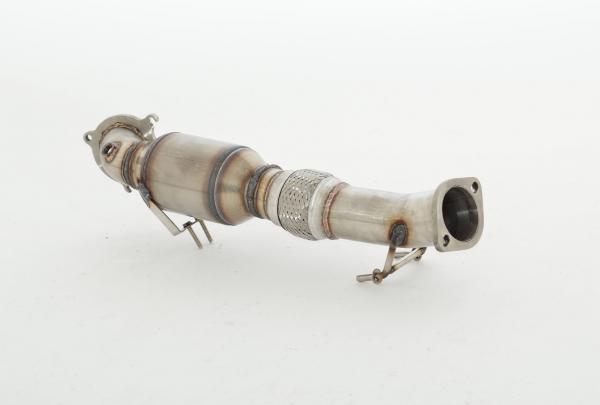 76mm Downpipe mit 200 Zellen HJS Sport-Kat. Ford Focus III